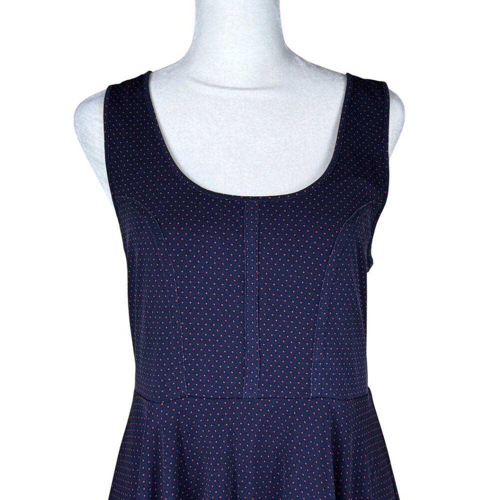 Free People Retro Polka Dot Fit & Flare Dress – Size Medium - Picture 7 of 12